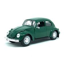 Miniatura Carro Volkswagen Fusca / Beetle - Verde - 1:24 - Maisto