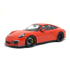 Miniatura Carro Porsche 911 R - 2016 - Laranja - 1:12 - Minichamps